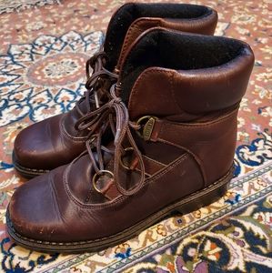 7 1/2 Sorel Sedona Brown Leather Hiking Boots
